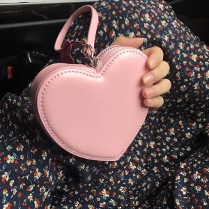 Cute Love Heart Mini Wallet Purse