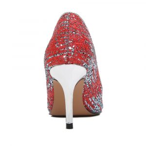Sexy Sequin 8cm Heels Pointed Toe Shoes