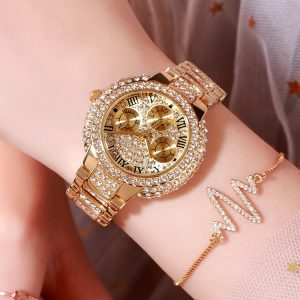 Luxury watch women ladies Stainless Steel bracelet watch diamond Fashion waterproof quartz watch relogio feminino Wristwatches
