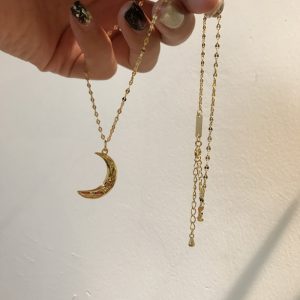 Ripple Moon Necklace