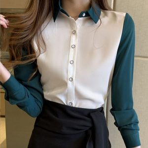 Solid Two Tone Shirt