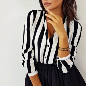 Long Sleeve Stripe Shirt