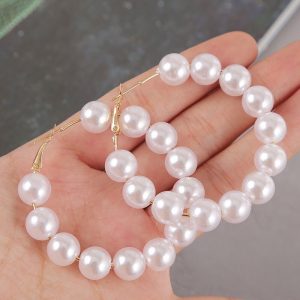 Hoop Bead Earrings