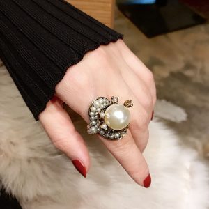 Vintage Large Pearl Ring