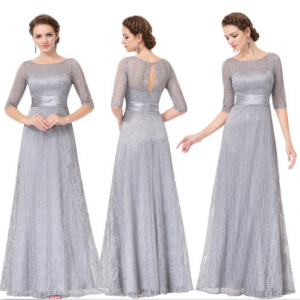 Pretty Lace Formal Evening Gown