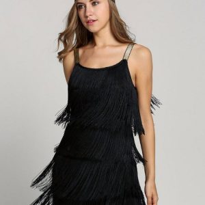 Dress Up Party Tassel Dress