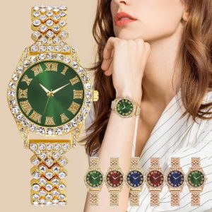 Crystal Bracelet Wristwatch
