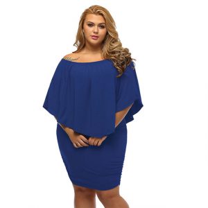 Plus Size Versatile Sexy Mini Dress