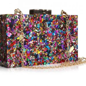 Stylish Acrylic Evening Clutch Purse
