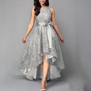 Elegant Sleeveless Lace Dress