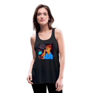Workaholic Flowy Tank Top