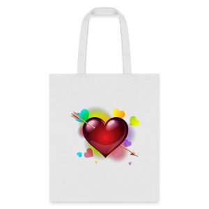 Colorful Hearts Arrow Mug & Tote Bag