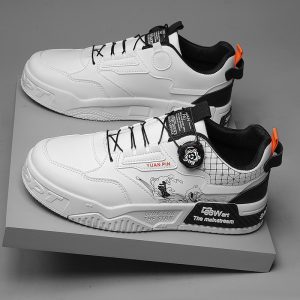 Men Fashion Rotating Button Style Sneakers