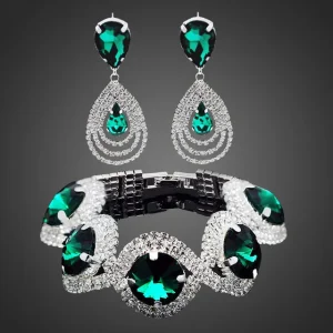 Shiny Crystal Jewelry Set