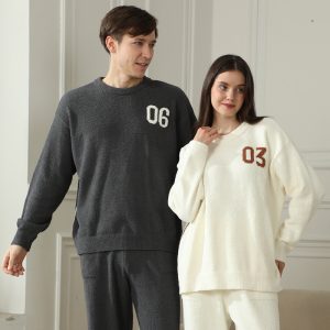 Couple Home Clothes Sleepwear Set